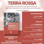 Presentazione del libro “Terra Rossa” – 21/11/2022, ore 9.00 – Università di Foggia